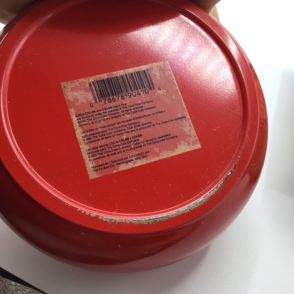 Vintage 90s Coca-Cola coke tin can container collectibles - Picture 6 of 7